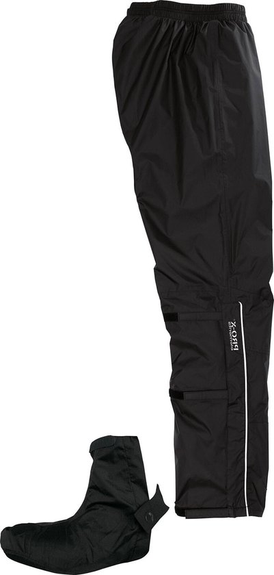 Regenbroek Lyon Pro-X Elements - Heren - XL&D - 10000mm waterdicht - Ademend 5000gr/24u - Winddicht - Rits - Afneembare schoenbeschermers