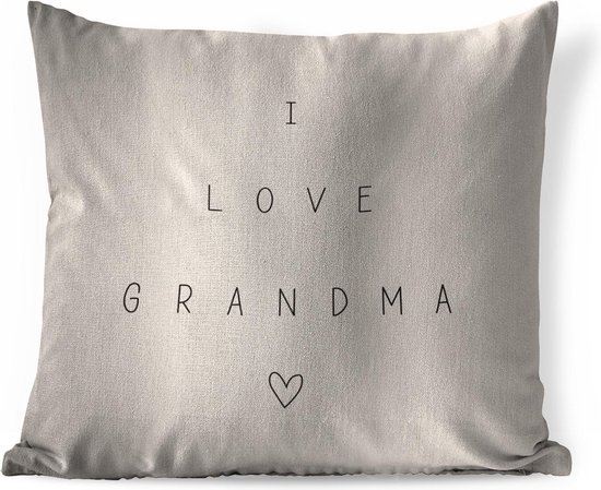 Cadeau pour grand-mère - J'aime grand-mère - Rose