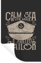 Stickers muraux - Film autocollant - Vintage - Voile - Chapeau - 60x90 cm - Film adhésif - Stickers muraux Chambre d'enfant - Papier peint autocollant