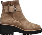 Paul Green 9763 Enkellaarsjes - Enkelboots met rits - Dames - Taupe - Maat 36