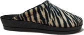 Rohde Pantoffel 2294 Zebra Print Scheerwol Gevoerd