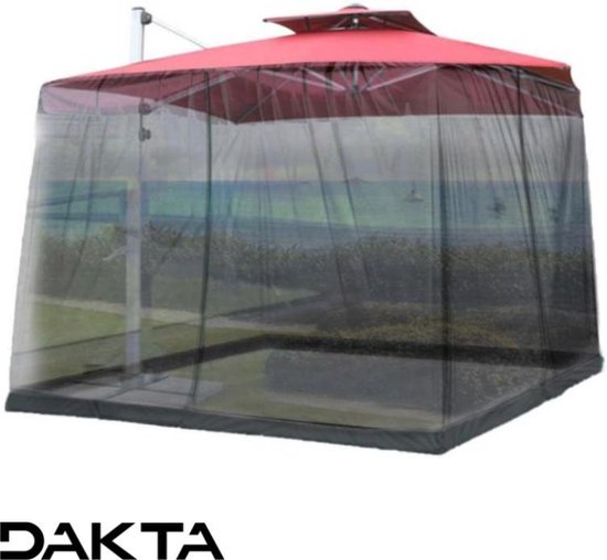 Verdampen Selectiekader heel veel Dakta® Klamboe Parasol | voor Buiten | Tafel Scherm | Camping Tent |  Klamboes |... | bol.com