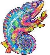 Houten Puzzel Kameleon