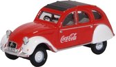 Oxford Citroen 2CV Coca Cola - Schaal 1:76 - Speelgoedvoertuig