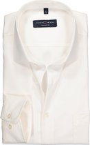 CASA MODA comfort fit overhemd - mouwlengte 72 cm - beige twill - Strijkvrij - Boordmaat: 50