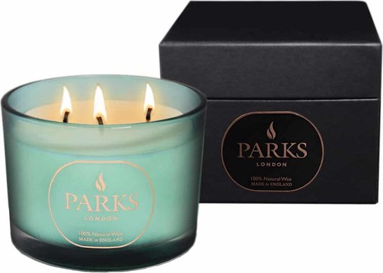 Geurkaars - Parks London - MOODS Special Edition - Turquoise - 350g