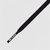 Mr Lacy - Schoenveters - Veters - Skinnies - Plat - Smal - zwart - veterlengte 120 cm