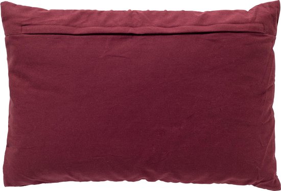 PAX - Coussin 40x60 cm - velours - Merlot - Rouge