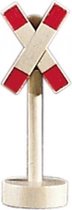 verkeersbord spoorwegovergang hout 10 cm