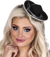 tiara Mexicaanse sombrero one size zwart