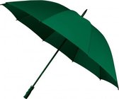 golfparaplu Windproof handopening 130 cm groen