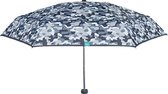 paraplu camouflage dames 90 cm microvezel blauw