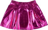 minirokje shiny dames roze one size