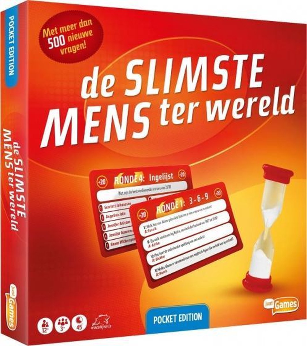 bordspel De Slimste Mens ter Wereld (pocket edition)