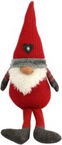 kerstfiguur Kabouter Paulus 45 cm rood