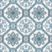 tegelstickers Greek Tiles 40 x 40 cm blauw 3 stuks