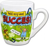 feestmok Succes 325 ml keramiek wit