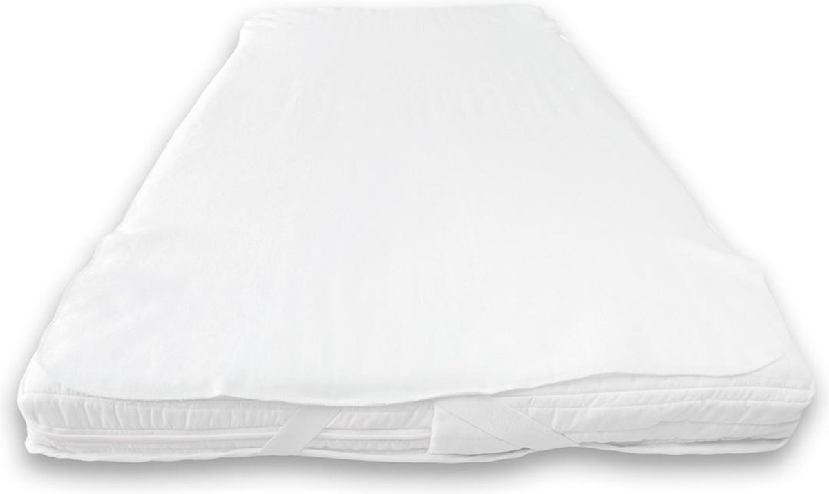 Briljant Home Matrasbeschermer Plateau 210 X 90 Cm Katoen Wit