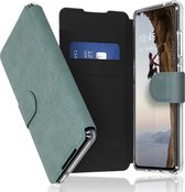 Accezz Xtreme Wallet Booktype Samsung Galaxy S21 FE hoesje - Lichtblauw