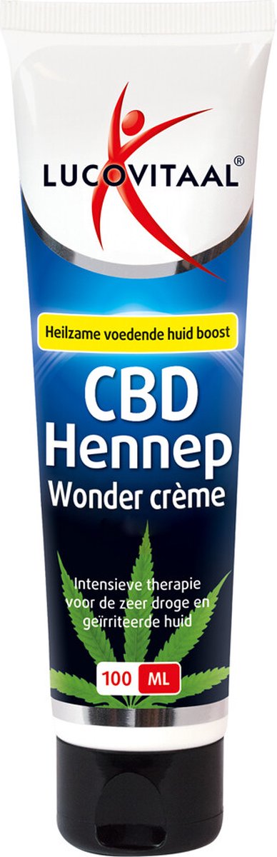 Goedkoopste Lucovitaal - Hennep CBD Huidwonder Crème - Bodycrème