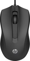 Bol.com HP 100 muis zwart - 1600DPI aanbieding