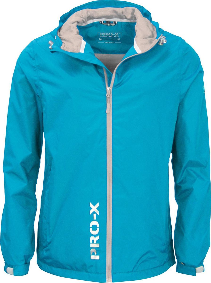 Pro-x Elements Regenjas Flashy Junior Polyamide Turquoise