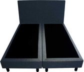 Bedworld Boxspring 120x220 - Velours - Blauw (ML77)