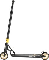 STAR SCOOTER Freestyle Jump alu stuntstep, 120mm Pro Trick Roller, zwart goud