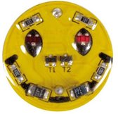 Whadda Soldeerkit, DIY, SMD happy face, minigadget, 2 leds, ideaal voor smd-technologie introductie, geel