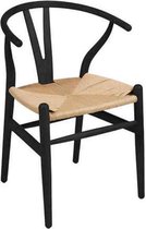 Keukenstoel Elm Zwart Elmhout (57 x 80 x 41 cm)