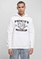 Urban Classics Popeye Hoodie/trui -L- Popeye Barber Shop Wit