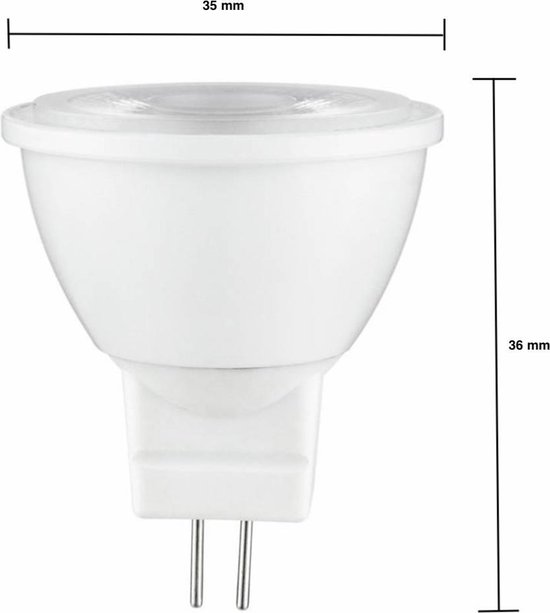 Aanpassen Brengen Afscheid LED Line - LED spot GU4 - MR11 LED - 3W vervangt 25W - 4000K helder wit  licht | bol.com
