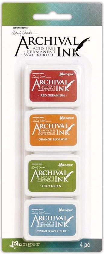 Ranger Archival Mini Ink Kit 4 AMDK58960 Wendy Vecchi | bol.com
