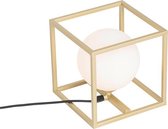QAZQA aniek - Design Tafellamp - 1 lichts - H 16 cm - Goud/messing -  Woonkamer | Slaapkamer | Keuken