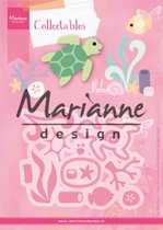 Marianne Design Collectables - snij- embosstencil - sealife by Marleen
