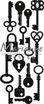 Marianne Design Craftable Mal Punch die: sleutels CR1435 39x89 milimeter