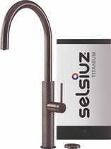 Selsiuz by Gessi 3 in 1 Gun Metal Zwart 350353 met TITANIUM Single boiler