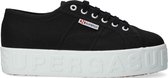 Superga 2790 3d Lettering Lage sneakers - Dames - Zwart - Maat 39