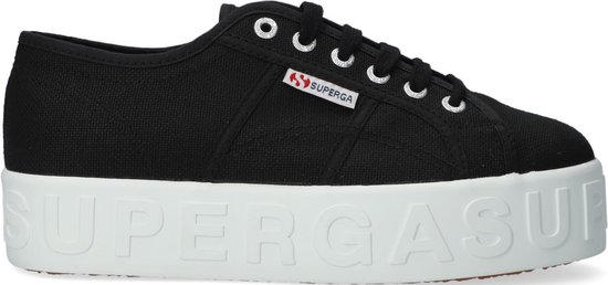 Superga 2790 3d Lettering Lage sneakers - Dames - Zwart - Maat 39 | bol.com