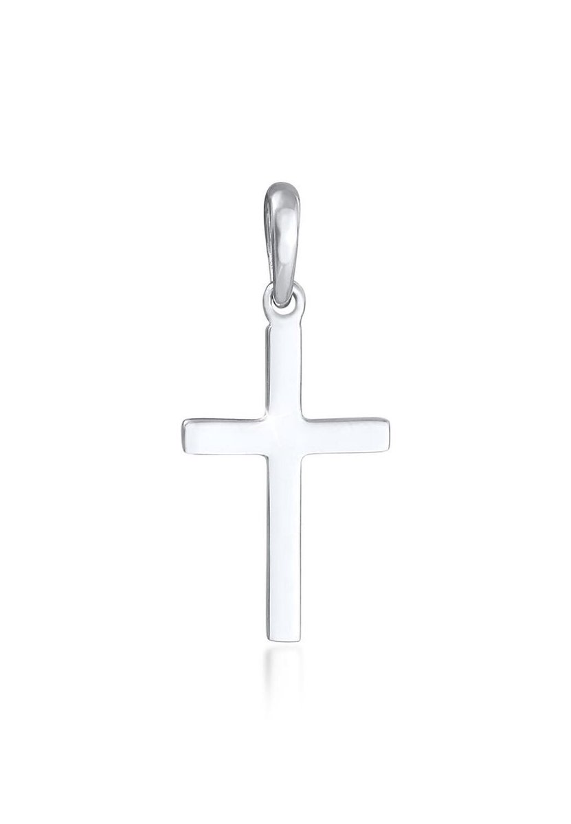 Elli - Hanger - Dames Kruis Hanger Minimaal Geloof Religie Trend in 925 Sterling Zilver - Dames