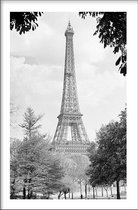 Walljar - Eiffel Tower '37 - Muurdecoratie - Poster met lijst