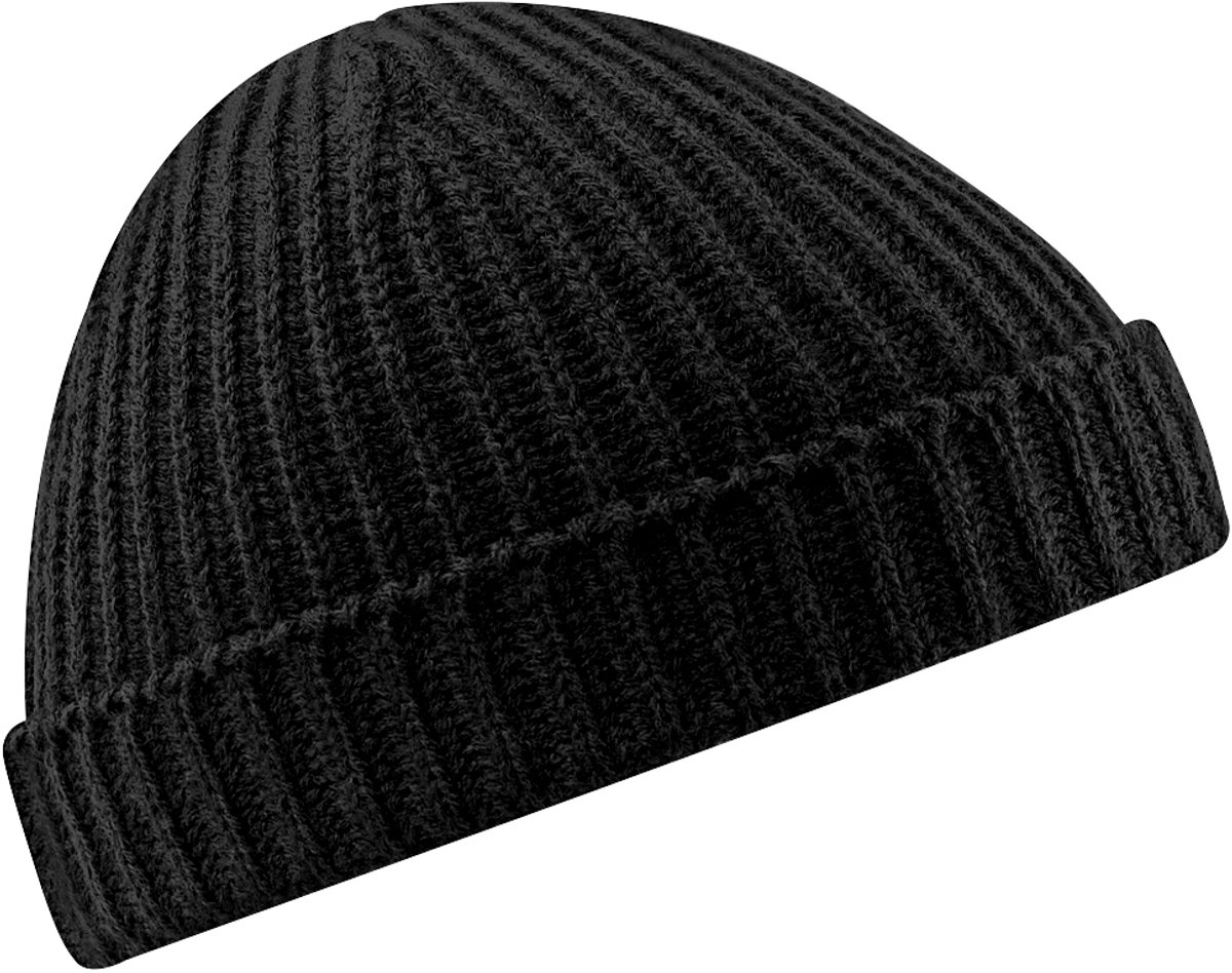 Beechfield Retro Trawler Skull cap - One size - Zwart