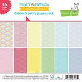 Really Rainbow Scallops 6x6 Inch Paper Pad (LF1860)