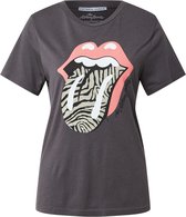 Catwalk Junkie shirt stones zebra Wit-Xs