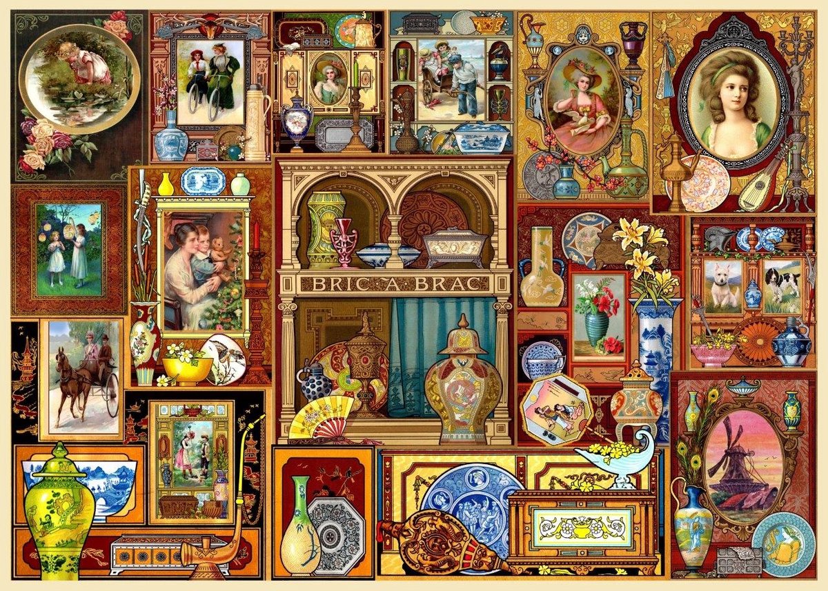 Legpuzzel - 250 XXL stukjes - Bric-aBrac -The House of Puzzles
