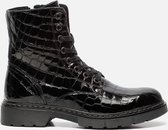 Ann Rocks Veterboots zwart - Maat 40