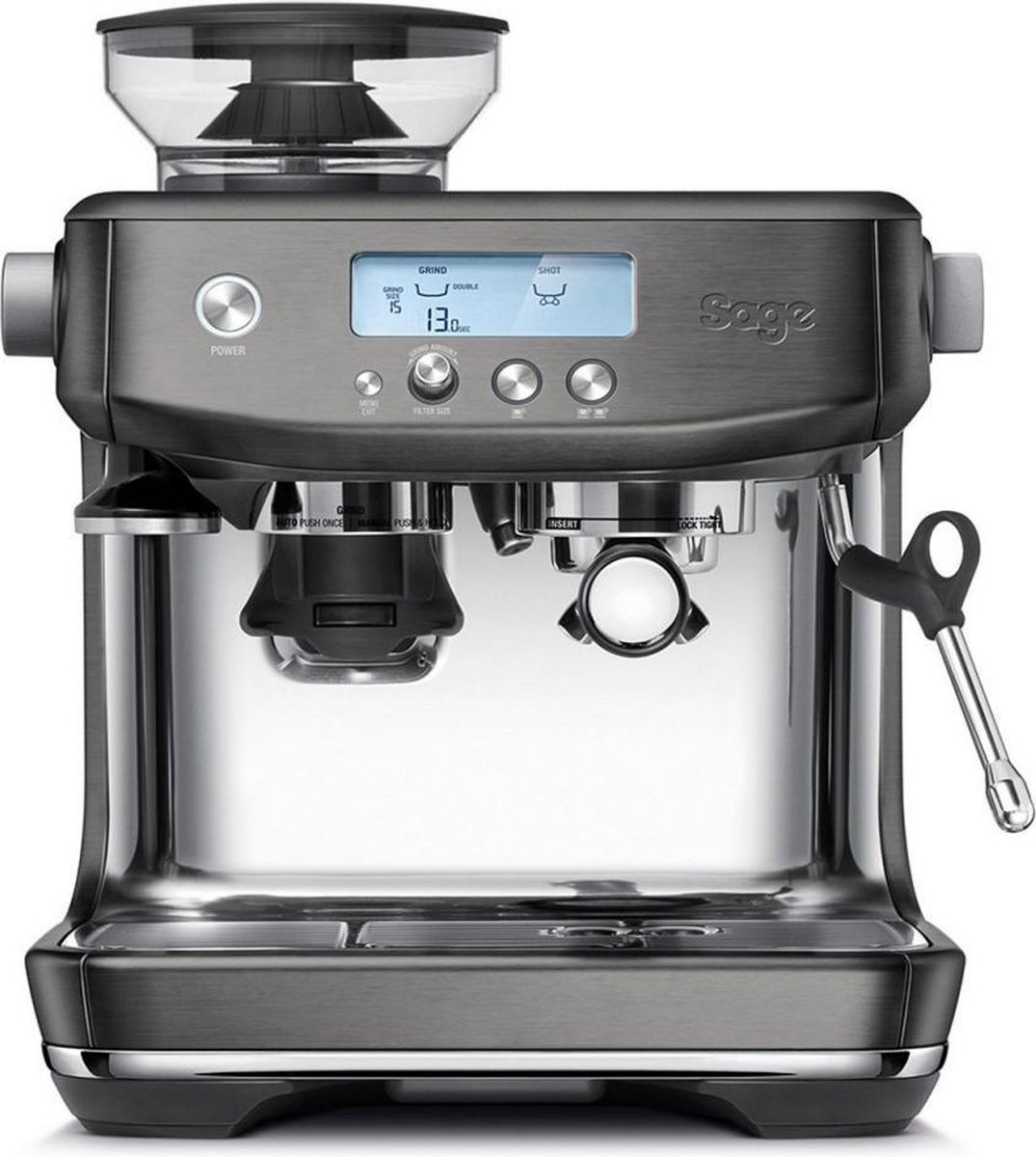 SAGE THE BARISTA PRO - BLACK STAINLESS