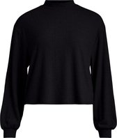 Vila Trui Viribbi L/s Top/su/tb 14065569 Black Dames Maat - S
