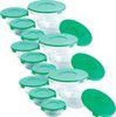 Renberg TWISTER - SET 15 Boles GLASS - GROEN