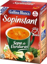 Soep Gallina Blanca Verduras (3 x 60 g)